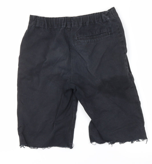 Marks and Spencer Boys Black   Cargo Shorts Size 8-9 Years