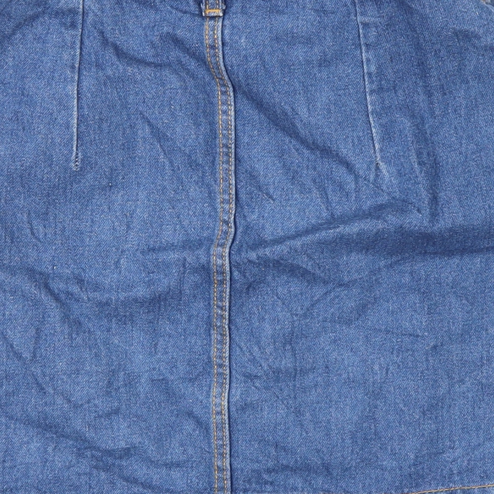 Divided Womens Blue  Denim Mini Skirt Size 6