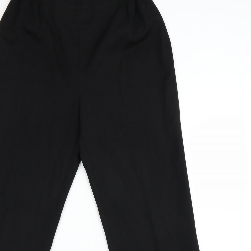 Artigiano Womens Black   Sweatpants Trousers Size 12 L26 in