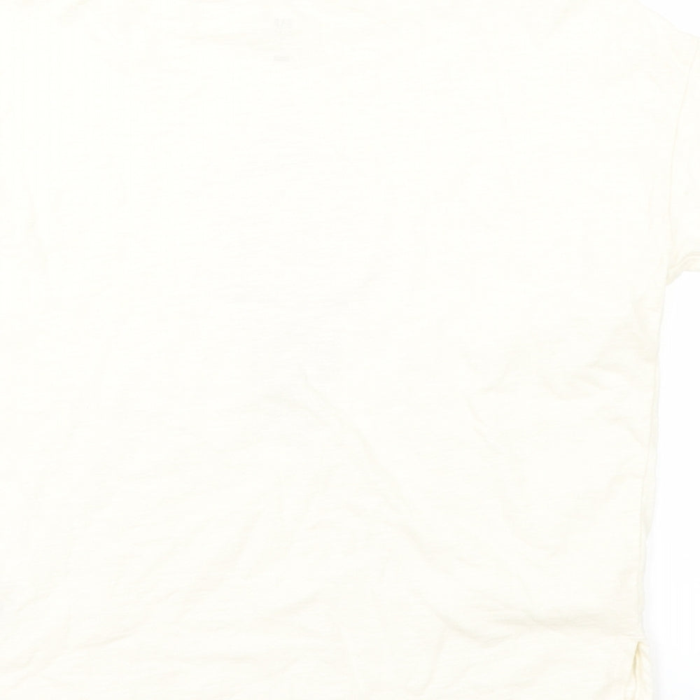 Gap Girls White   Basic T-Shirt Size M