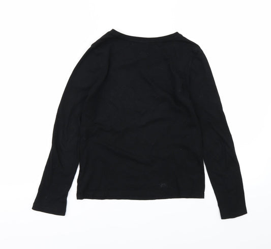 Gap Girls Black   Basic T-Shirt Size M