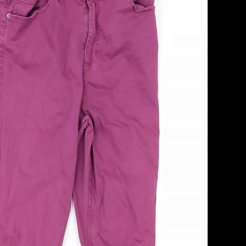 Marks and Spencer Womens Purple   Skinny Jeans Size 10 L21 in
