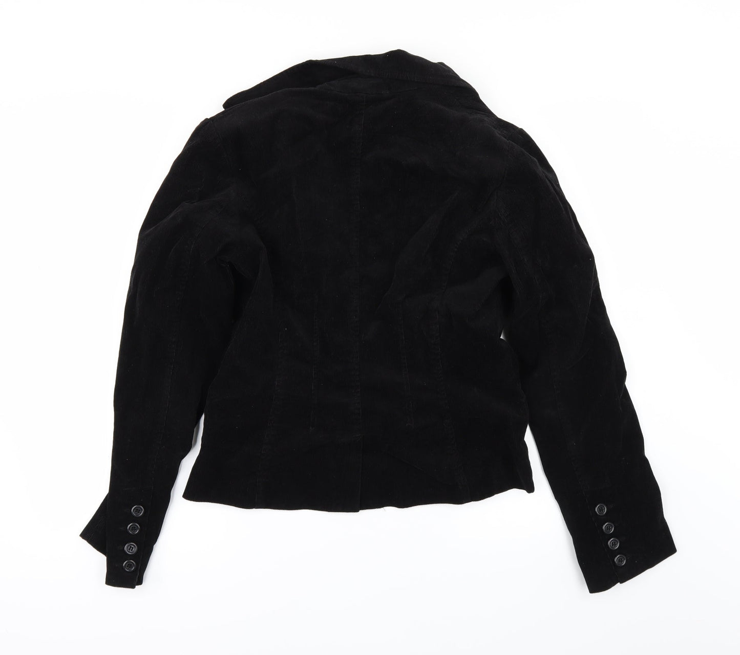 H&M Womens Black   Overcoat Coat Size 14