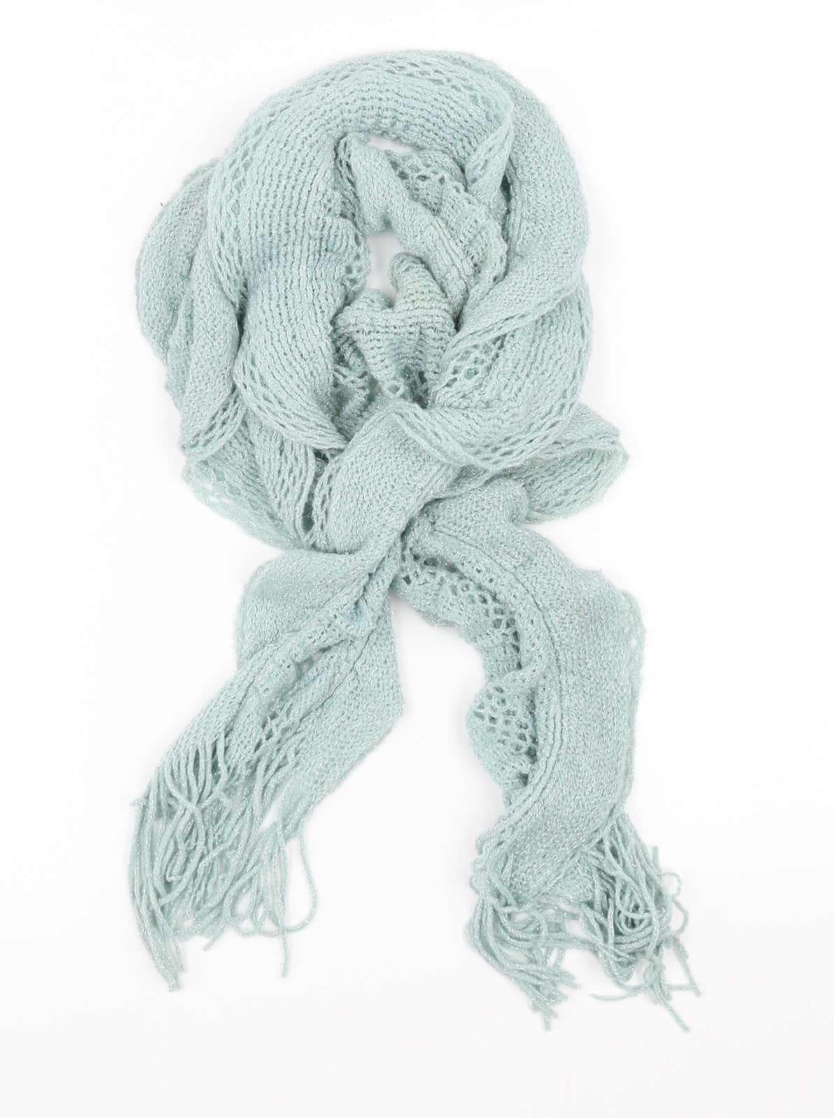 Preworn Womens Black    Scarf