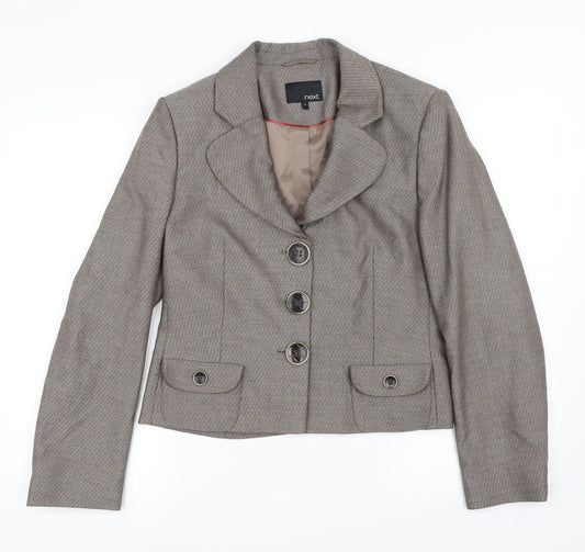 NEXT Womens Brown   Jacket Coat Size 14