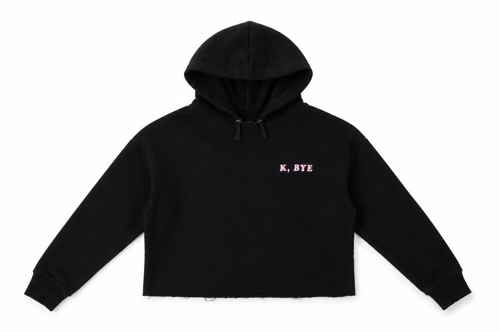New Look Girls Black   Pullover Hoodie Size 12-13 Years  - K, Bye