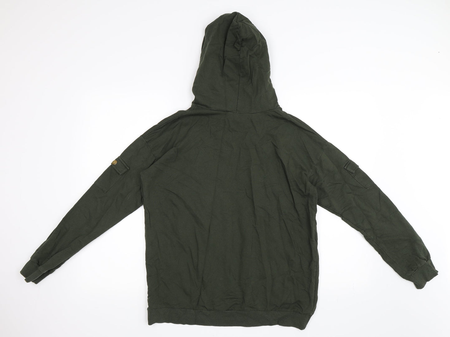 Select Womens Green   Pullover Hoodie Size 12