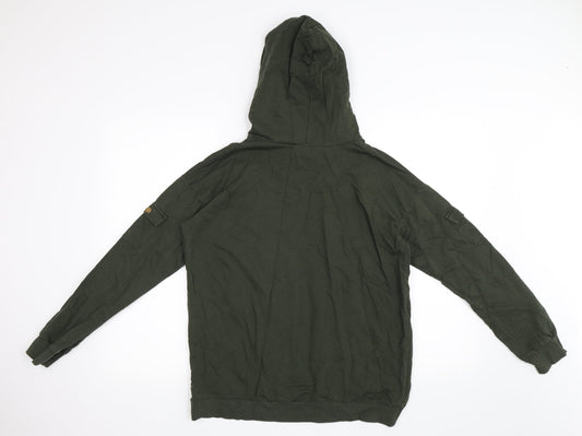 Select Womens Green   Pullover Hoodie Size 12