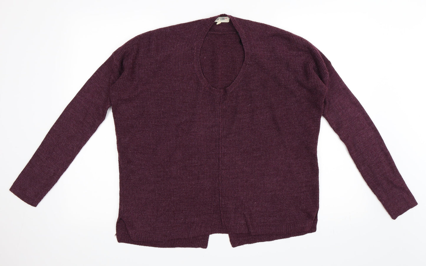 Newlook Womens Purple   Pullover Jumper Size 8