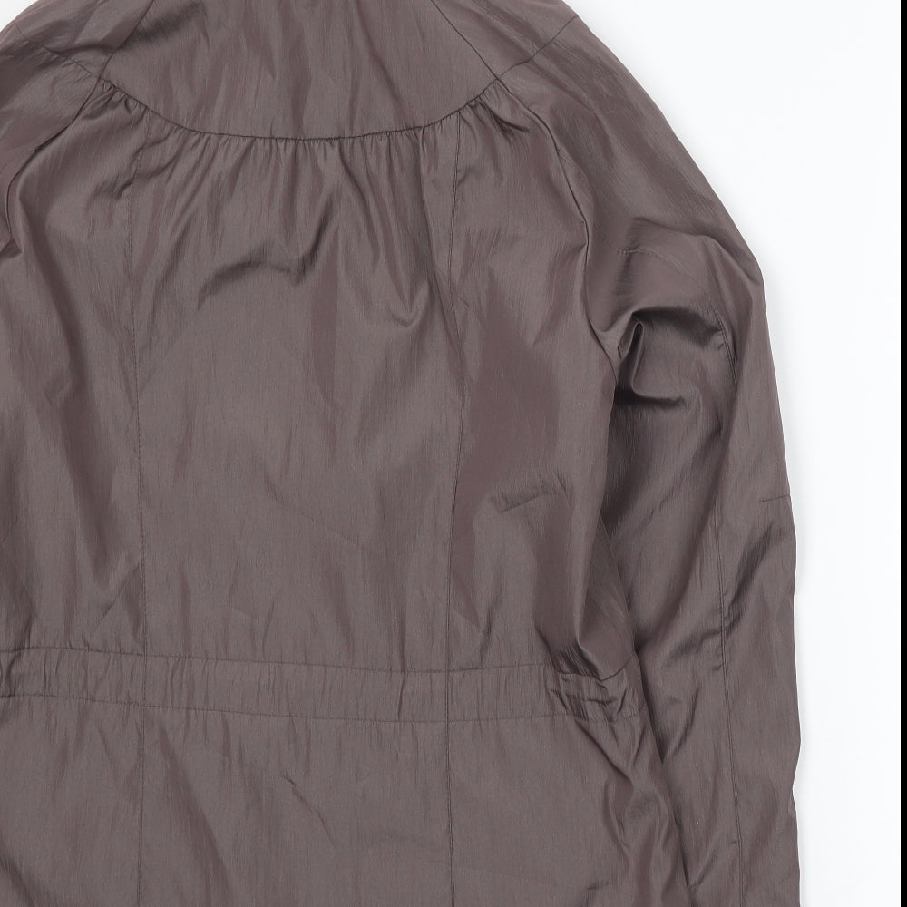 Klass Womens Brown   Windbreaker Jacket Size 12