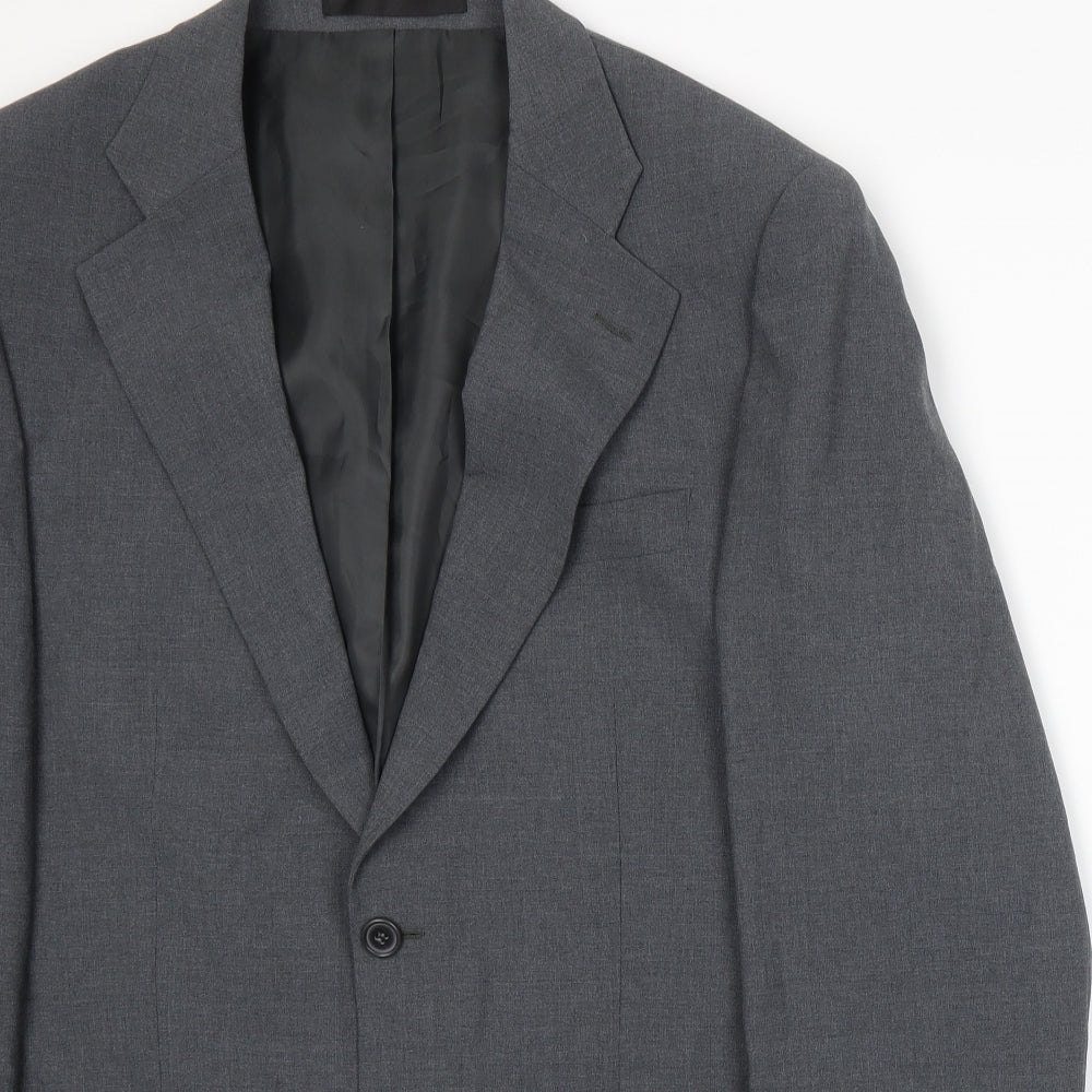 Preworn Mens Grey   Jacket Suit Jacket Size XL
