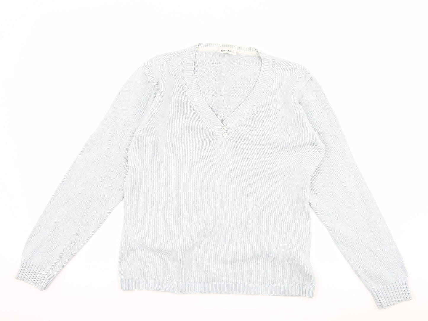 Yessica Womens Blue   Pullover Jumper Size M