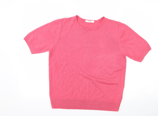 Marks and Spencer Womens Pink   Basic T-Shirt Size 12
