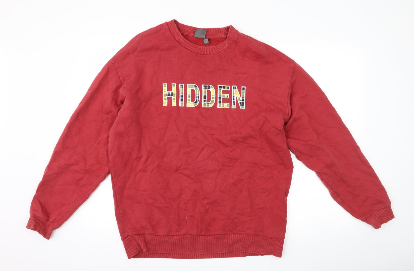 ASOS Mens Red   Pullover Sweatshirt Size M  - hidden