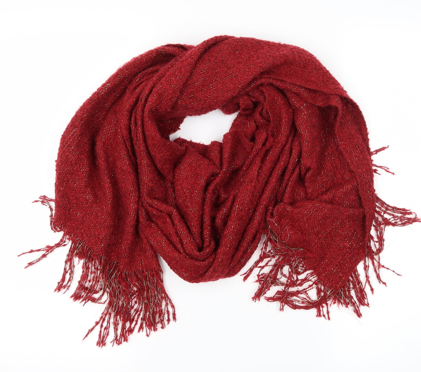 Preworn Womens Red    Scarf