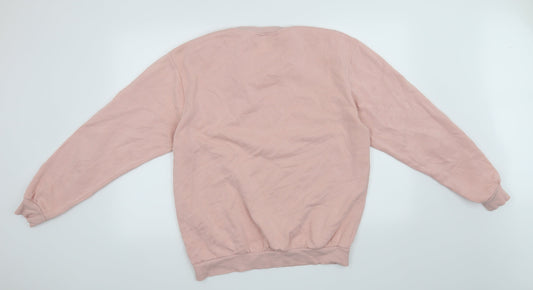 H&M Womens Pink   Pullover Jumper Size M