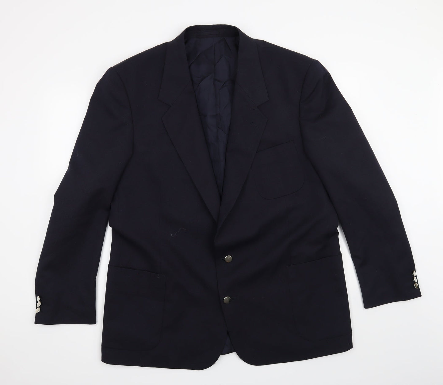 Sergio Rossi Mens Blue   Jacket Suit Jacket Size 46