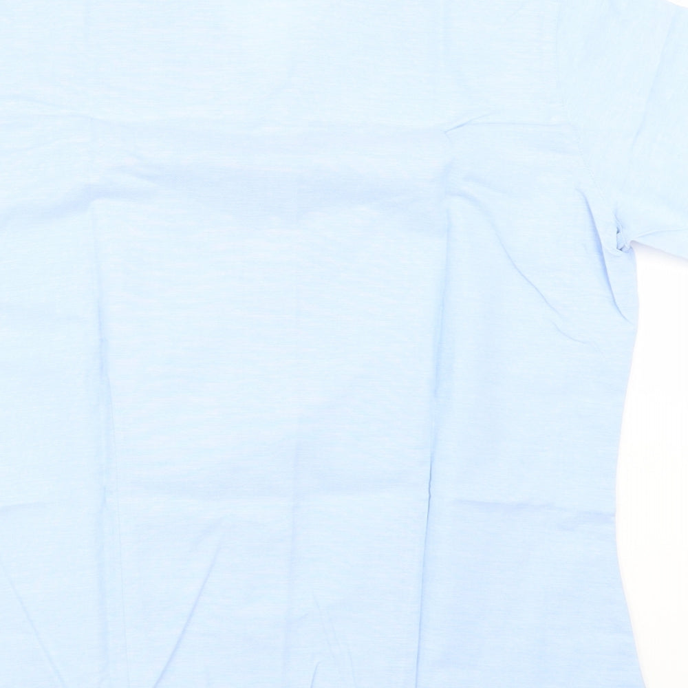 Truetex Girls Blue   Basic Button-Up Size 12-13 Years  - SCHOOL