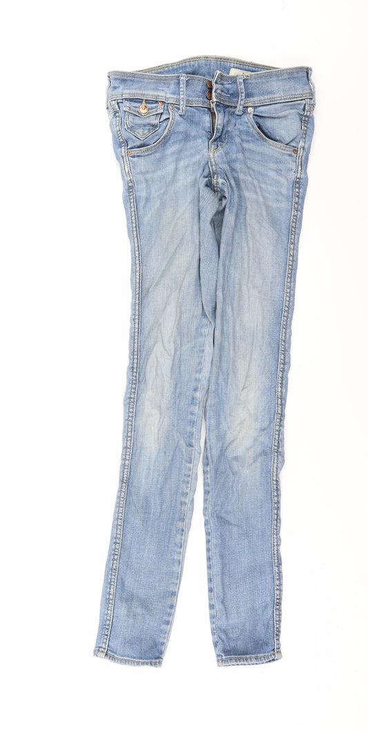 SQIN Womens Blue  Denim Skinny Jeans Size 25 L32 in