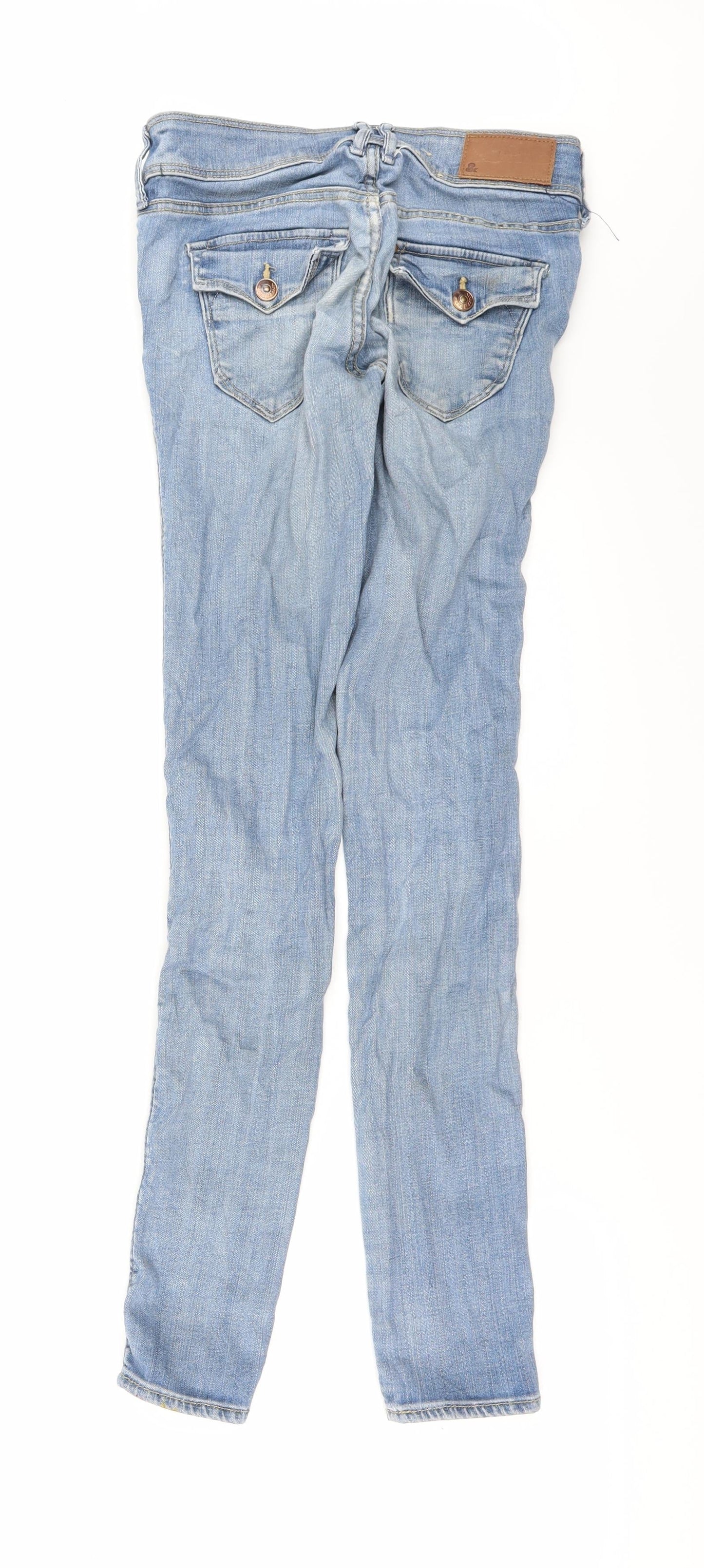 SQIN Womens Blue  Denim Skinny Jeans Size 25 L32 in
