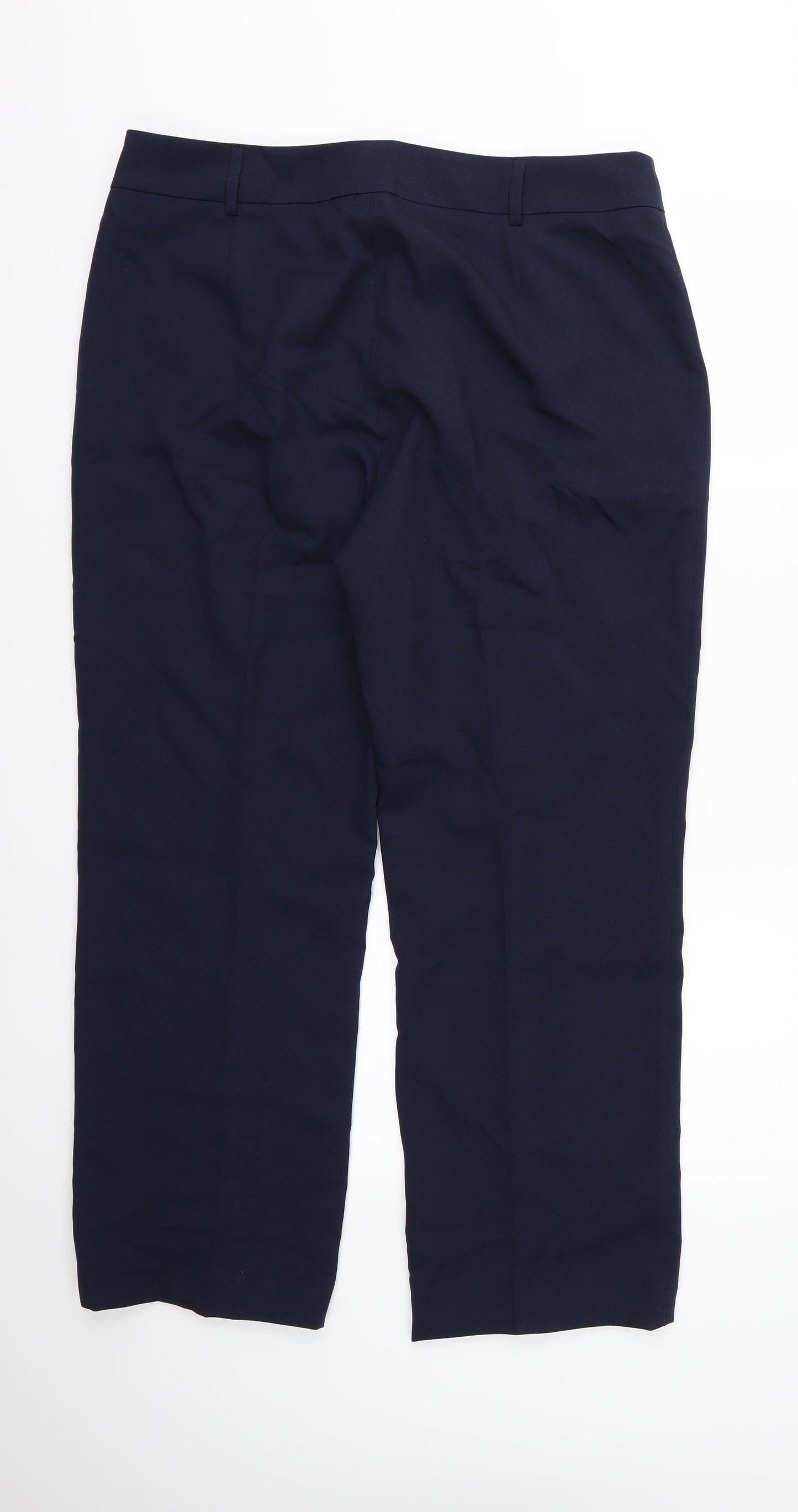 Anthology Womens Blue  Rayon Trousers  Size 16 L27 in