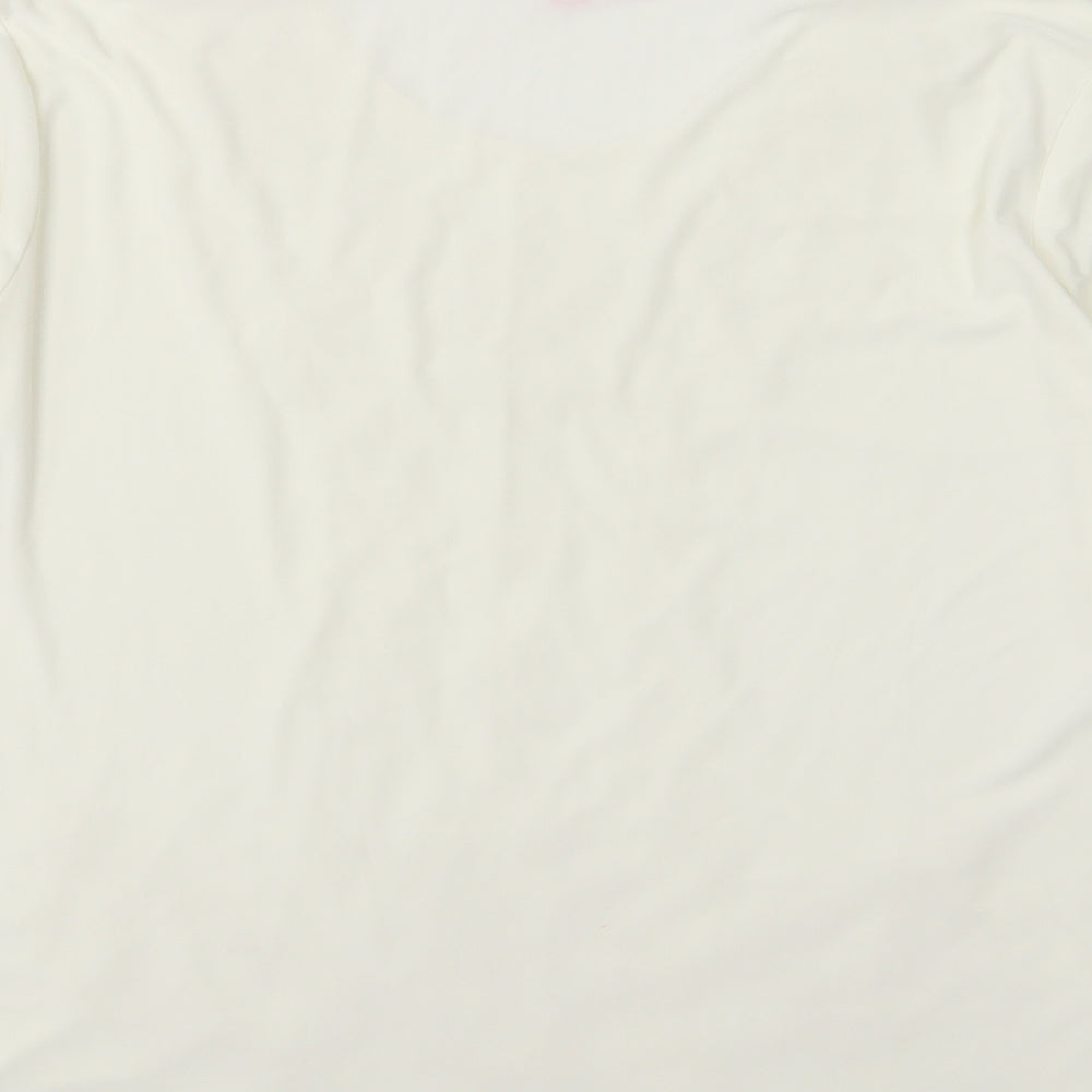 Julipa Womens Ivory   Basic Blouse Size 16  - Sequin
