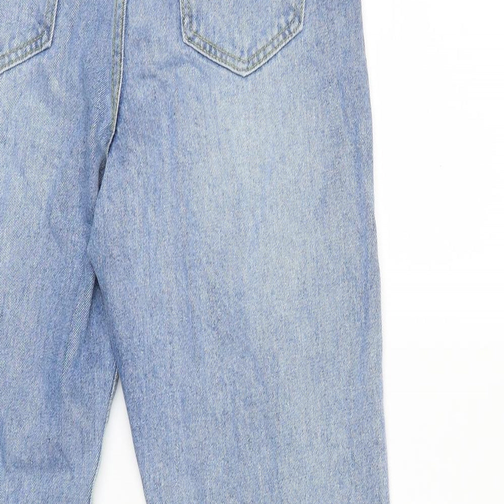 SheIn Womens Blue  Denim Straight Jeans Size M L27 in