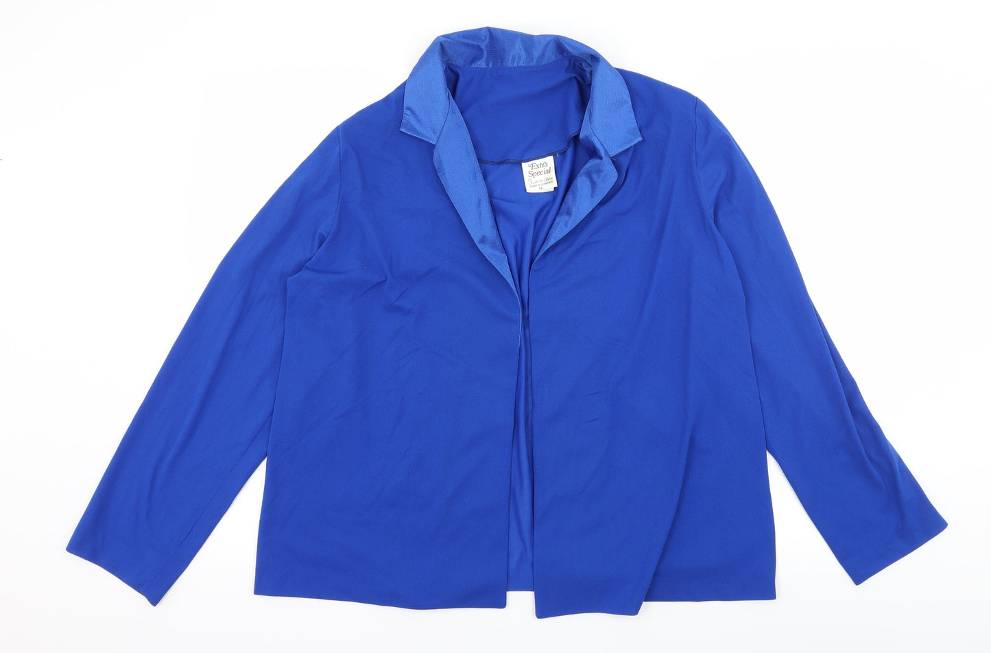 Extra Special Womens Blue   Basic Blouse Size 18