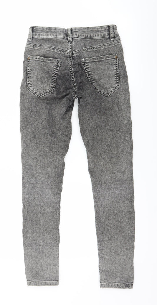 Miss Selfridge Womens Green  Denim Skinny Jeans Size 6 L26 in - Acid wash