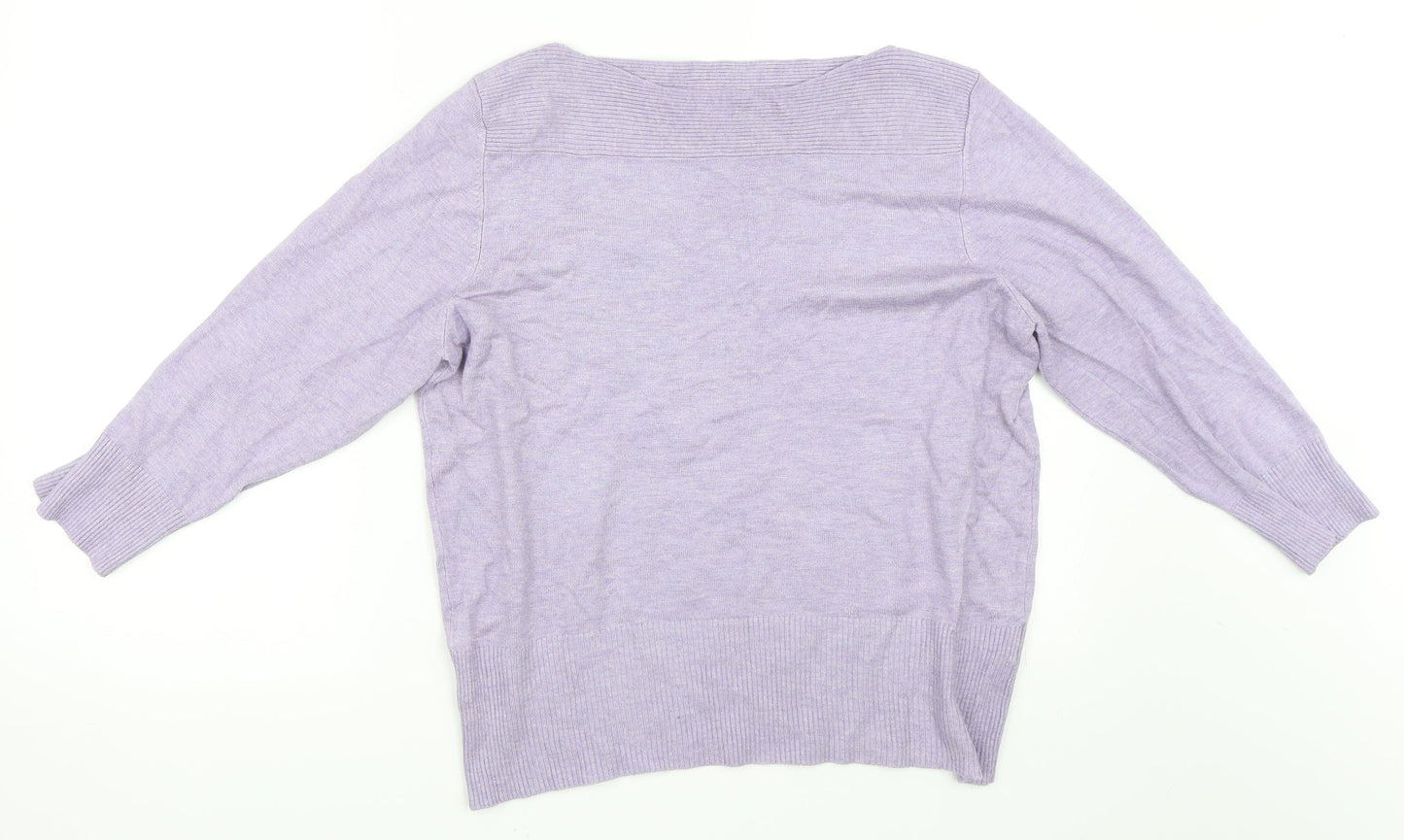 Roman Womens Purple   Pullover Jumper Size 18