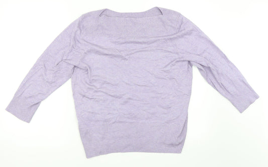 Roman Womens Purple   Pullover Jumper Size 18