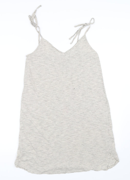 H&M Womens Beige Striped  Camisole T-Shirt Size S
