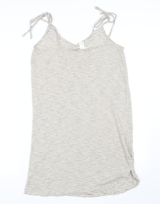 H&M Womens Beige Striped  Camisole T-Shirt Size S