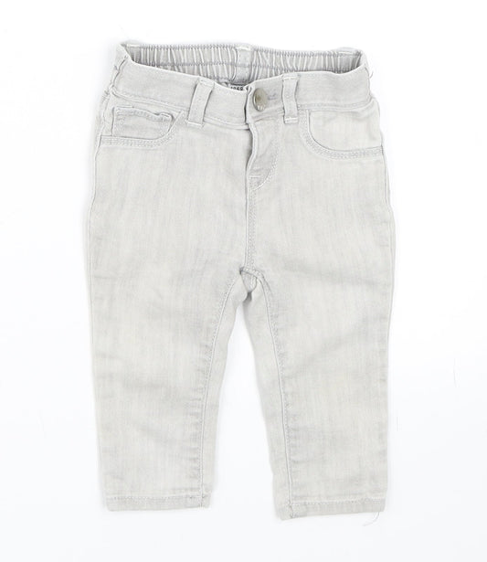 Gap Girls Grey   Capri Jeans Size 6-9 Months