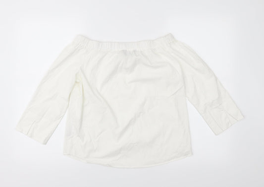 Zara Womens White   Basic Blouse Size S