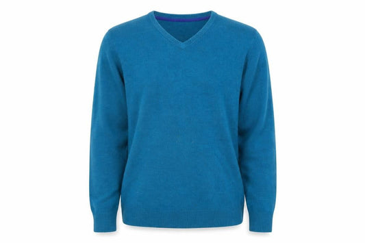 Peacocks Mens Blue  Knit Pullover Jumper Size M