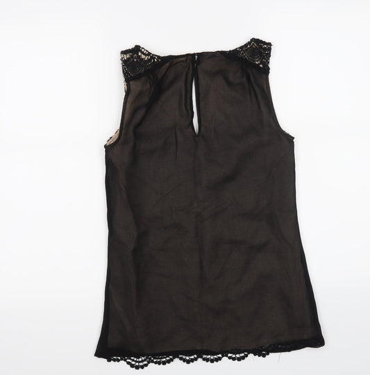 Monsoon Womens Black   Basic Tank Size 8