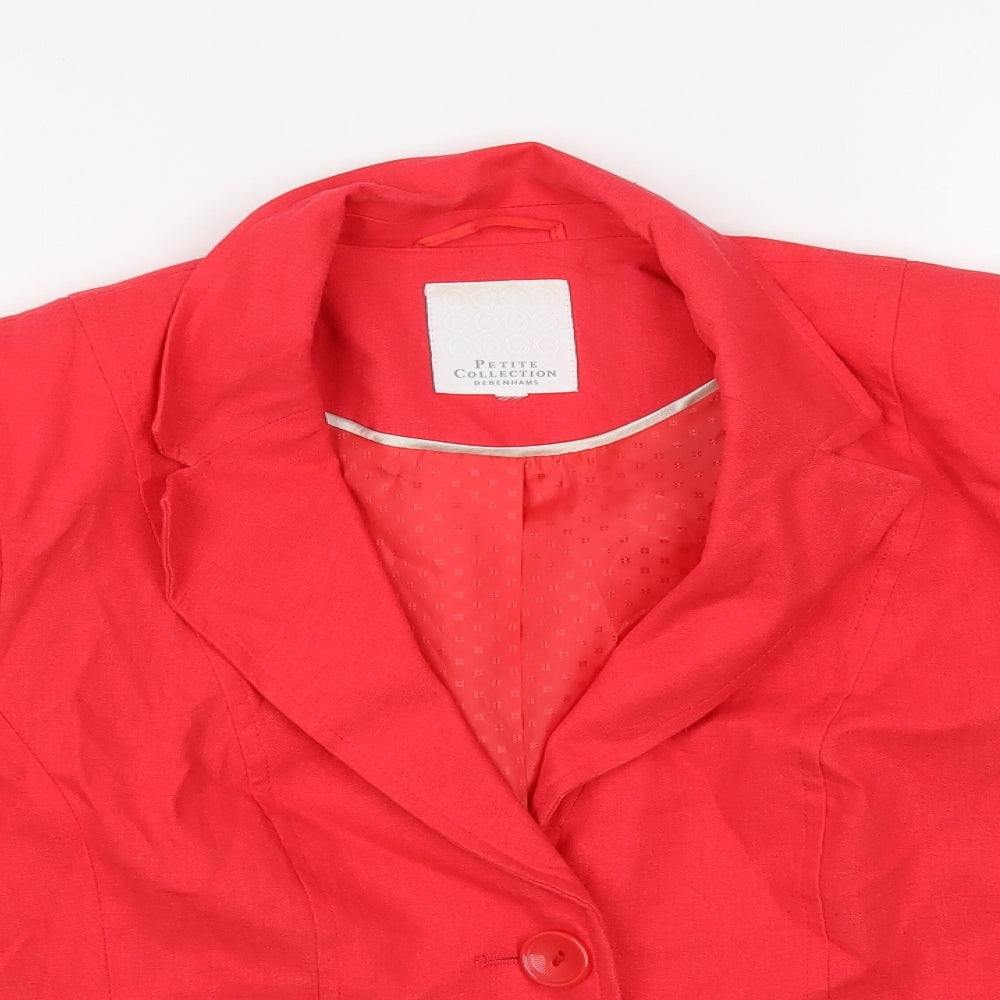 Debenhams Womens Pink   Jacket Coat Size S