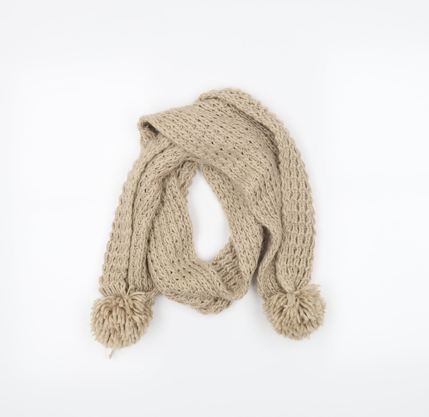 Preworn Womens Beige    Scarf