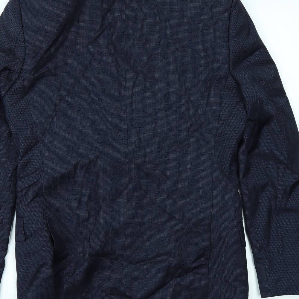 lagerfeld Mens Blue   Jacket Suit Jacket Size 34