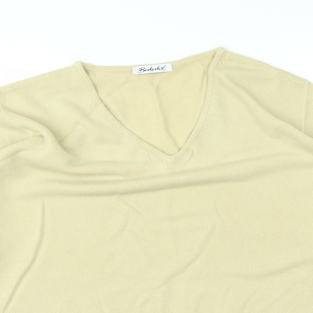 Berkertex Womens Beige   Pullover Jumper Size 18