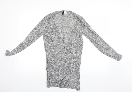H&M Womens Grey   Cardigan Jumper Size S