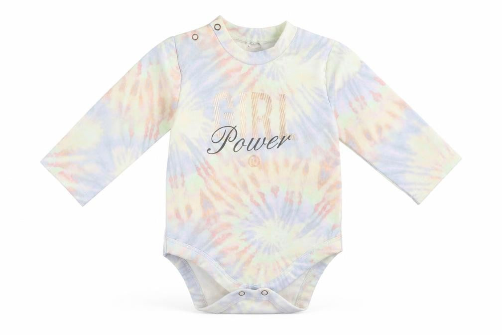 TEAM CUTE Girls Multicoloured Tie Dye  Babygrow One-Piece Size 0-3 Months