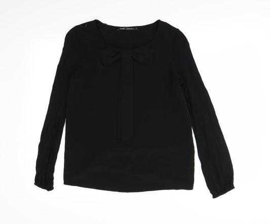 NEXT Womens Black   Basic Blouse Size 6