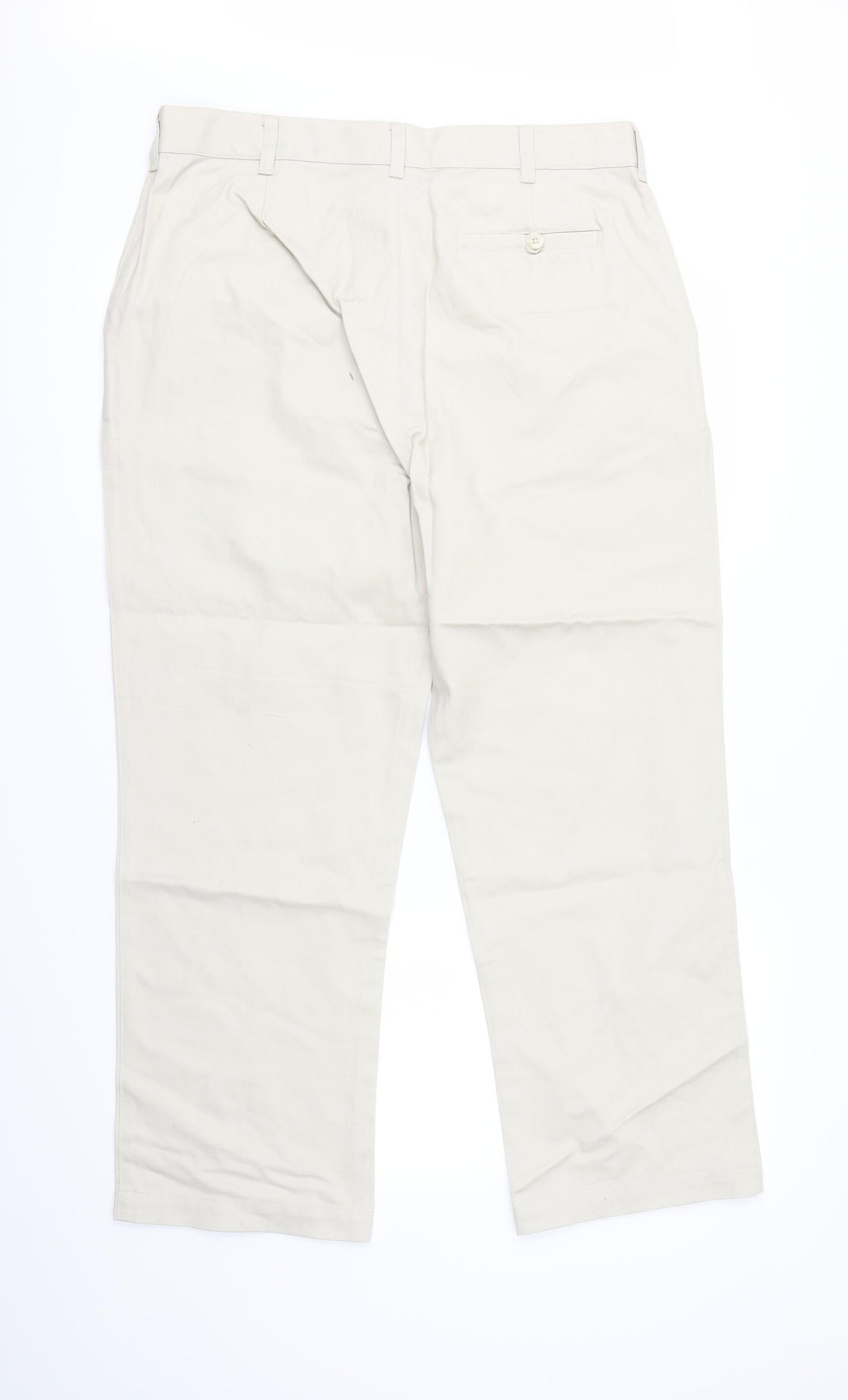 Cotton Traders Mens Beige   Dress Pants Trousers Size S L30 in