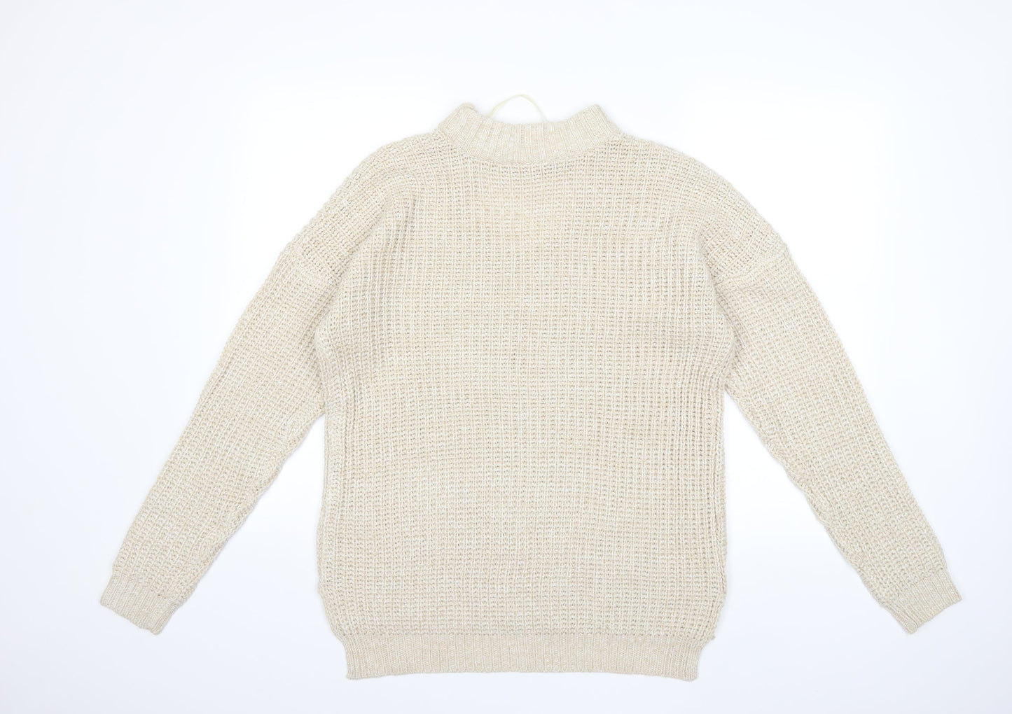 Atmosphere Womens Beige  Knit Pullover Jumper Size 10