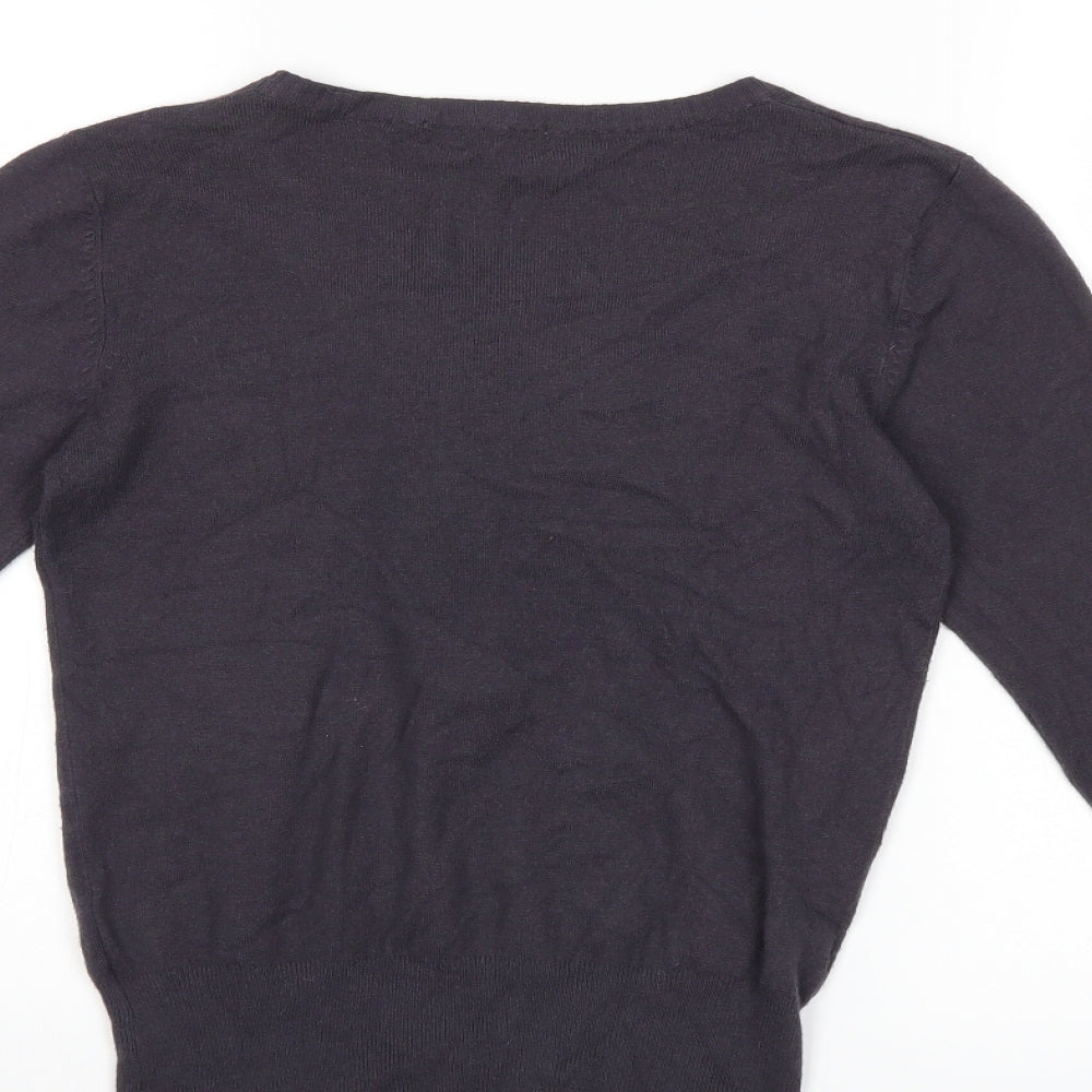 MISSY M Womens Grey  Knit Pullover Jumper Size M