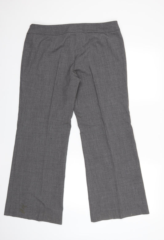 Jacob Womens Grey   Trousers  Size 36 in L28 in