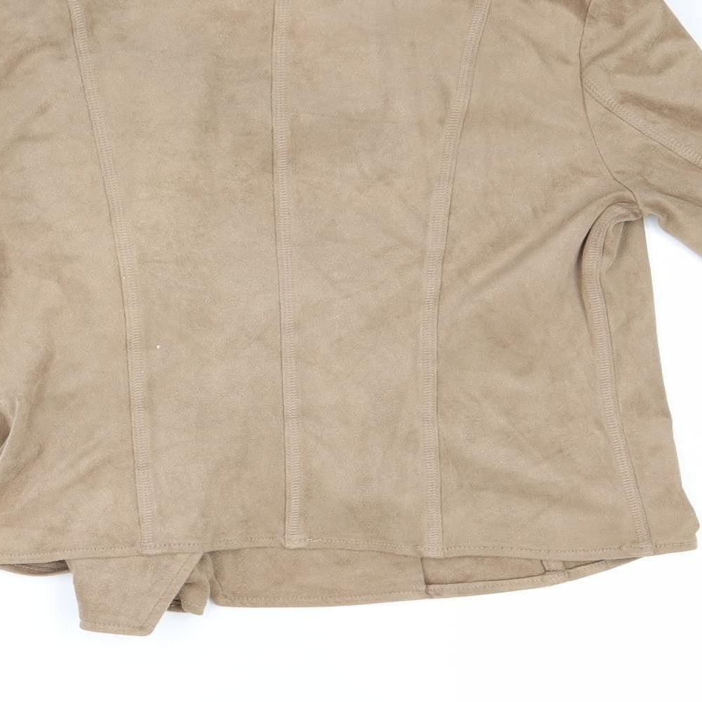 Atmosphere Womens Beige   Biker Coat Size 6