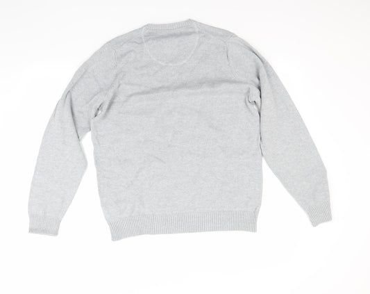 Blue Harbour Mens Grey   Pullover Jumper Size S